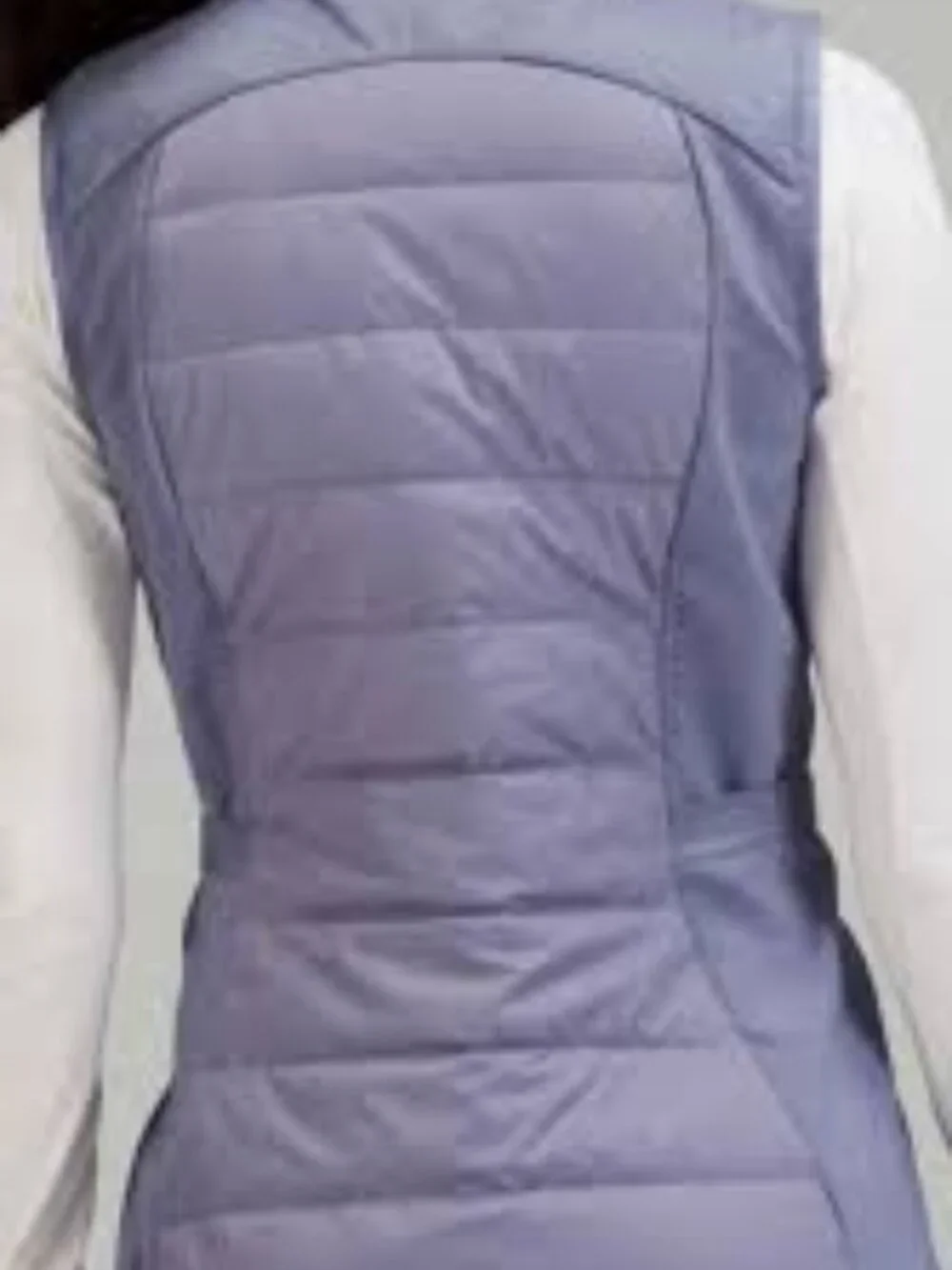 Lululemon Down For It All Down Quilted Running Vest Peri Purple PrimoLodt